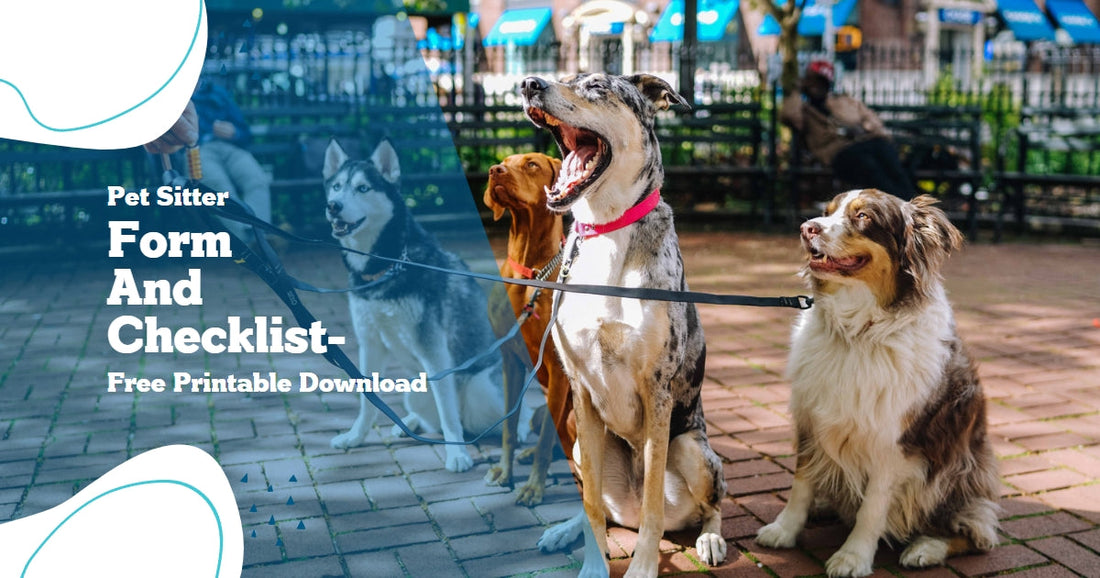 Pet Sitter Form and Checklist - Free Printable Download
