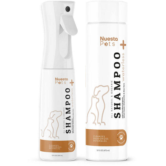Hypoallergenic Waterless Spray Shampoo for Dogs & Cats