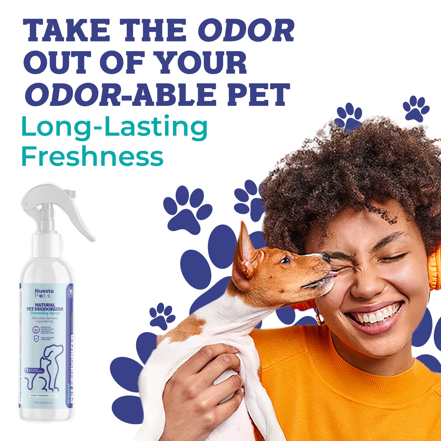 Pet Deodorizer Grooming Spray