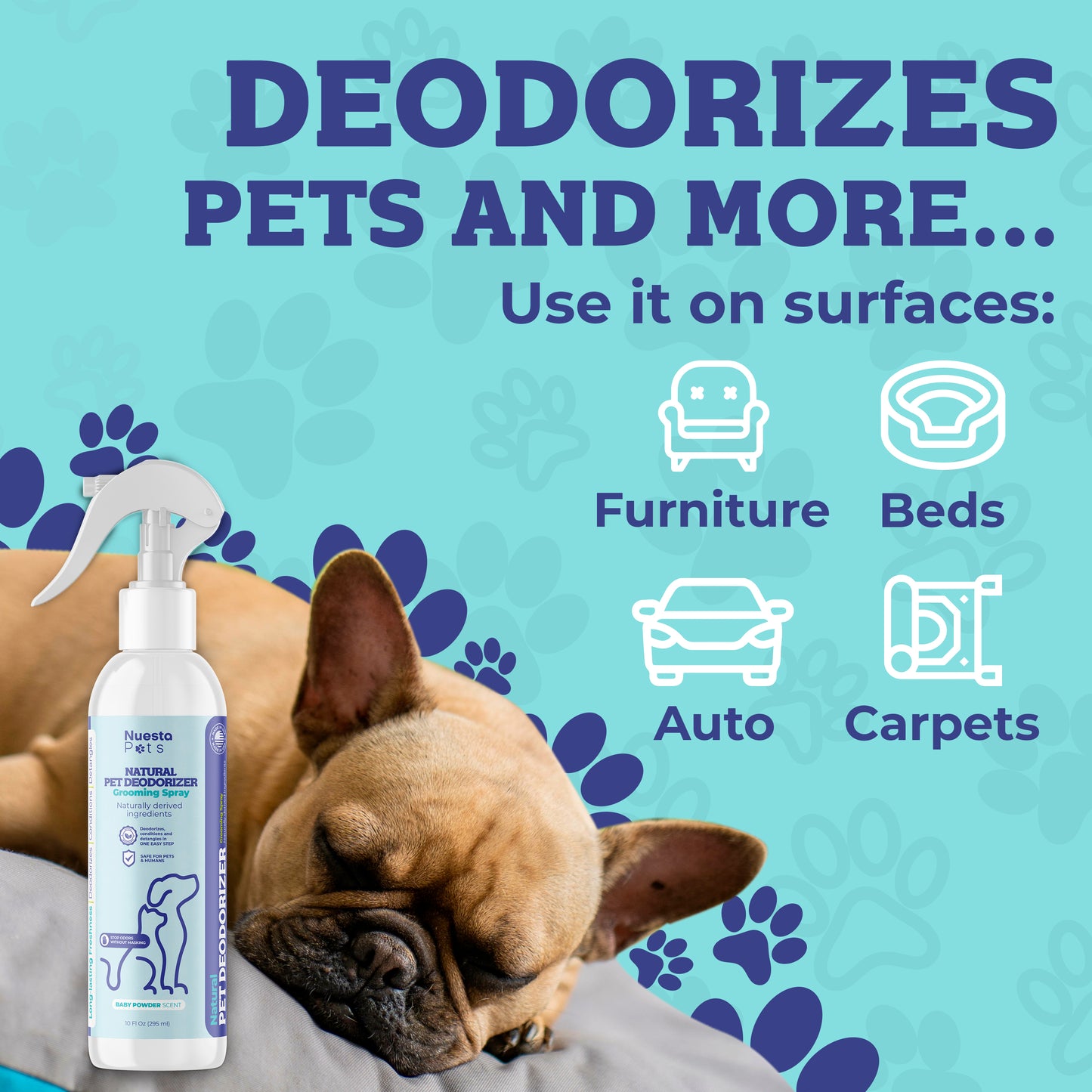 Pet Deodorizer Grooming Spray