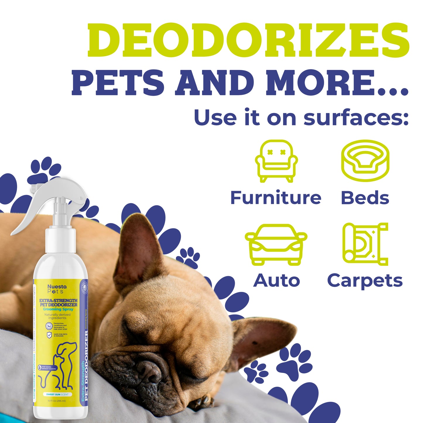 Extra-Strength Pet Deodorizer Grooming Spray