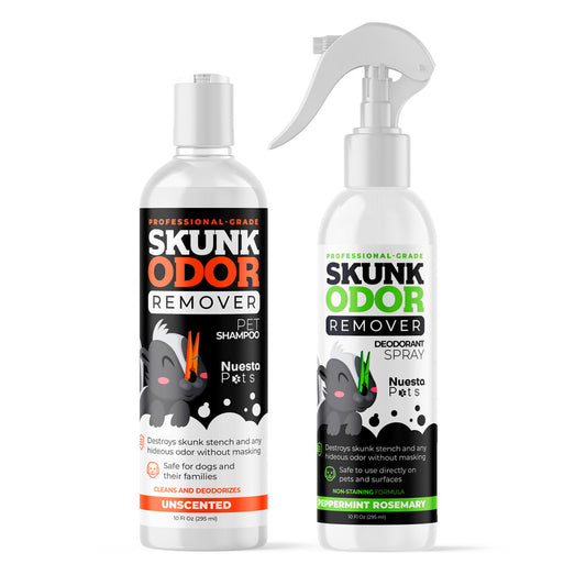 Skunk Odor Remover Shampoo & Spray System