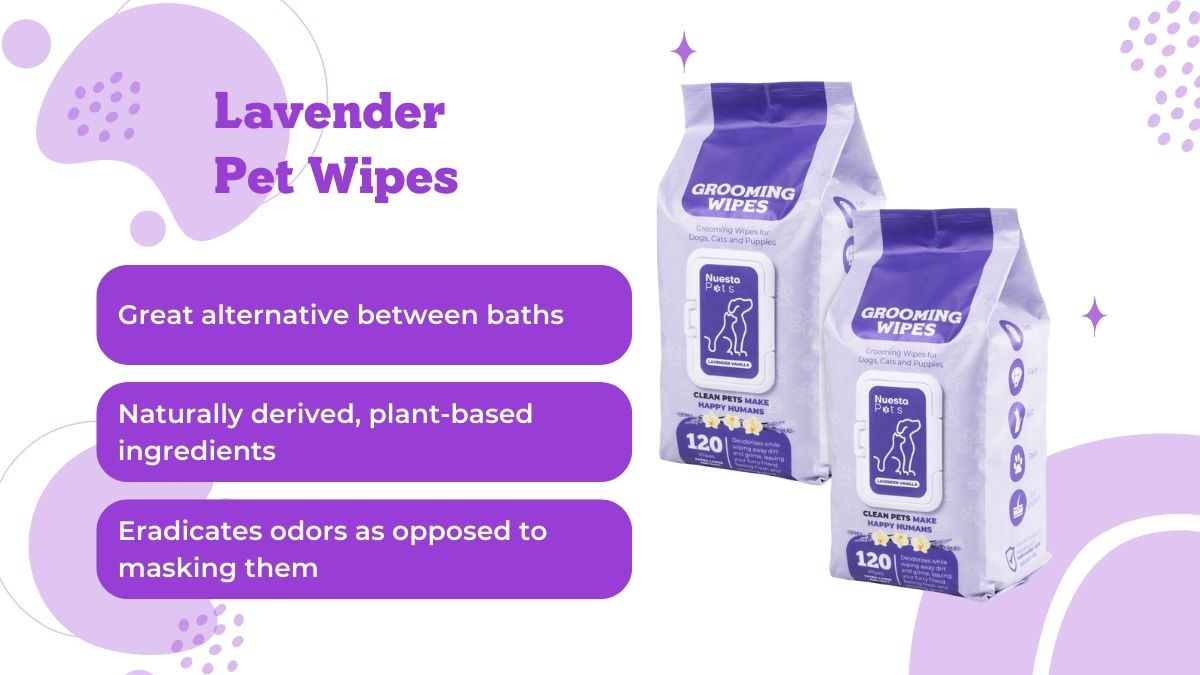 I love my pet wipes lavender sale