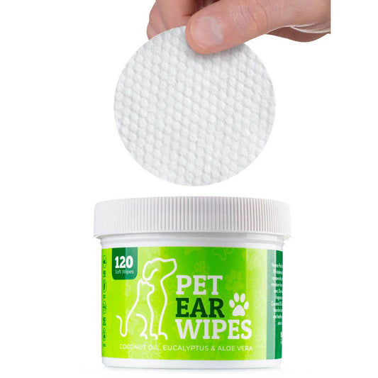 Pet Ear Wipes for Dogs & Puppies