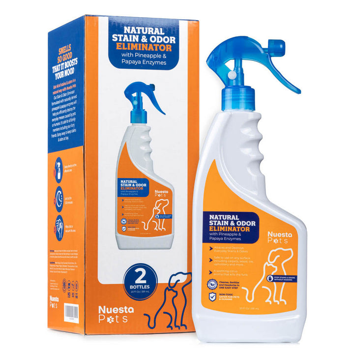 Pet Stain and Odor Remover Safe for Pets and People Nuesta Pets