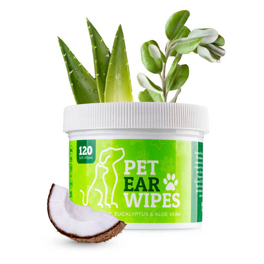 Pet Ear Wipes for Dogs & Puppies