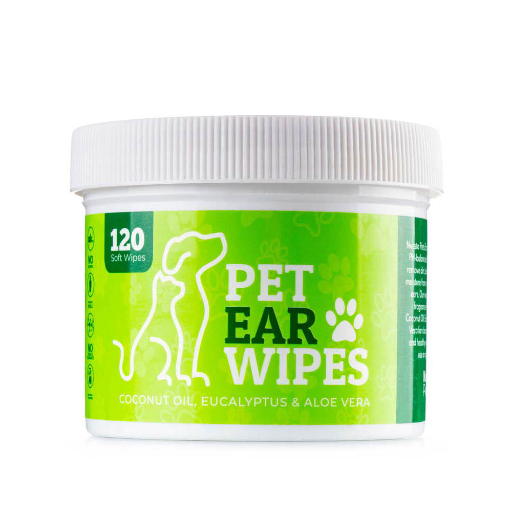 Pet Ear Wipes for Dogs & Puppies