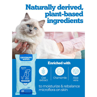 Hypoallergenic Bath Replacement Pet Wipes