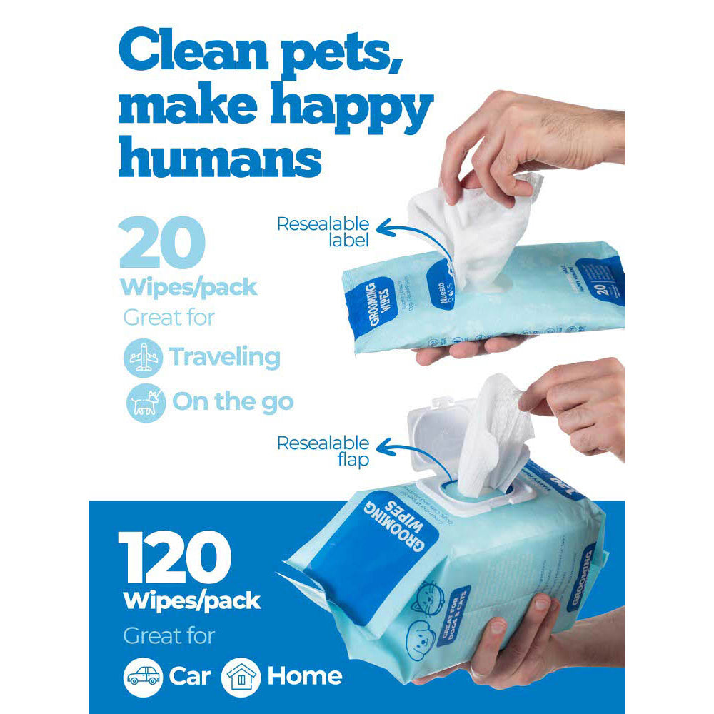 Hypoallergenic Bath Replacement Pet Wipes