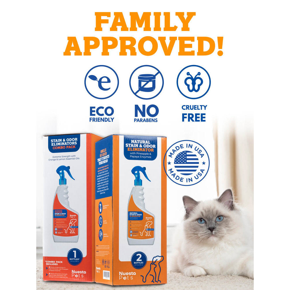 Pet Stain and Odor Remover Pack) Nuesta Pets