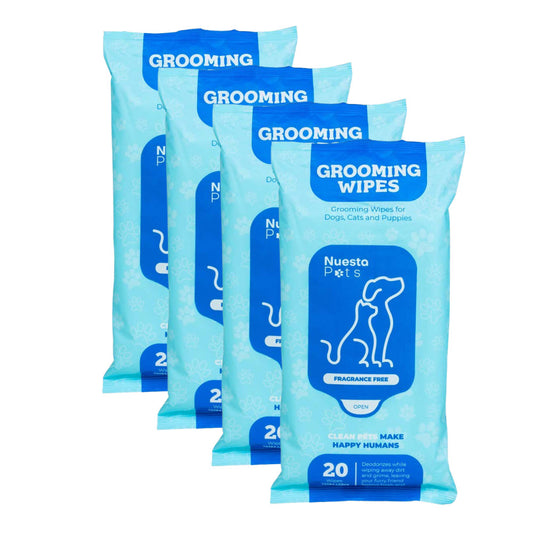 Hypoallergenic Bath Replacement Pet Wipes - On the Go Pack